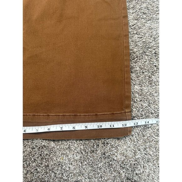 Lane Bryant Signature Fit Wide Leg Brown Jean Plus Sz 20 Mid Rise Fall Natural - Picture 11 of 11